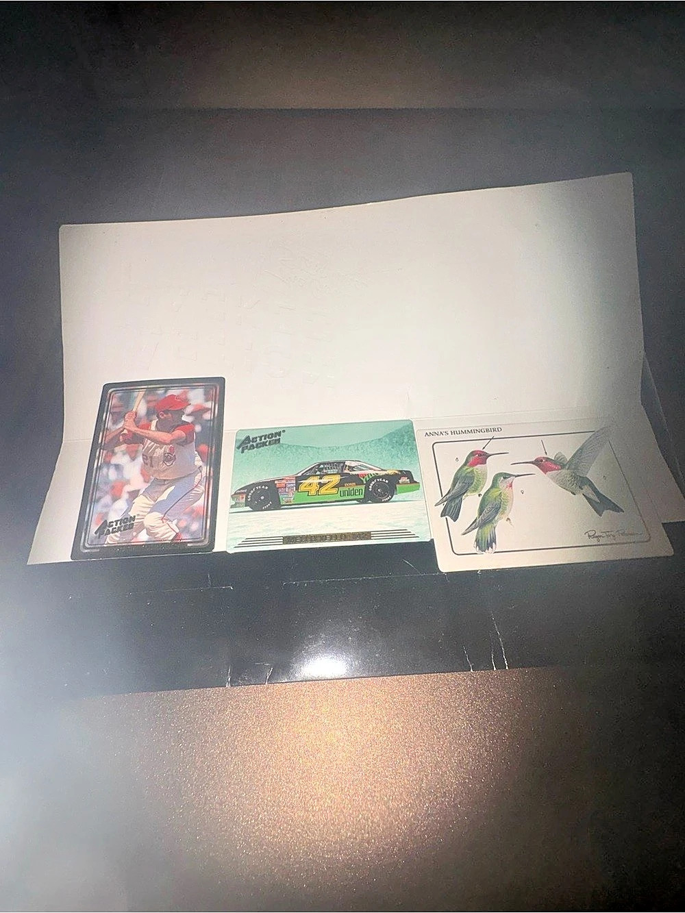 Vintage 1992 Action Packed The Gold Standard Dealer Promo Folder Trading Cards S